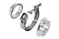 HPS Stainless Steel 3.5" V Band Clamp Kit, Aluminum Flanges, NBR O-Ring, Quick Release