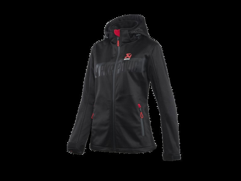 Akrapovic Womens Corpo Softshell Jacket Black - L