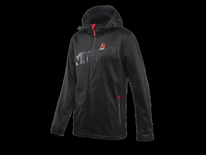 Akrapovic Mens Corpo Softshell Jacket Black - 2XL