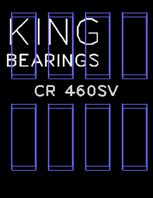 King Engine Bearings Audi/VW 1.9L/2.0L TDI Diesel Connecting Rod Bearings Set - Size +1.00mm